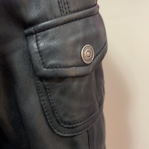 Be Forever U.G.I.Z. Black Leather Moto Jacket - Picture 10 of 15